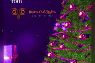 create reel and short animation for christmas and new year