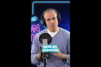 produce a ugc tiktok podcast video