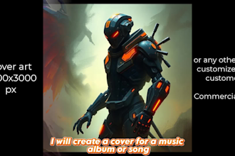 create a cover for a music album or song