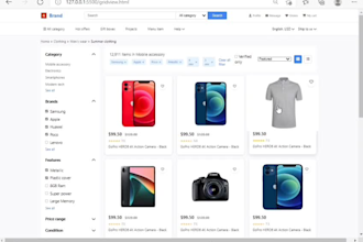 build custom responsive website front end or landing page