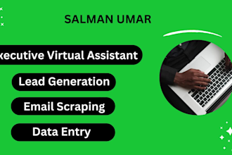 be your executive virtual assistant for administrative tasks