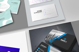 design business, corporate, visiting card, and letterhead