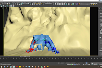 rig and animate 3d model in 3ds max for unity and unreal