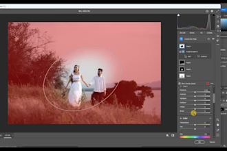 professionally color grade and high end photo retouching
