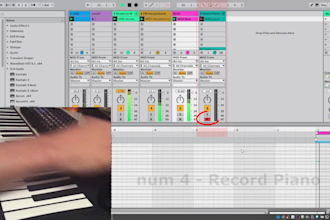 create live looping template from 1 song