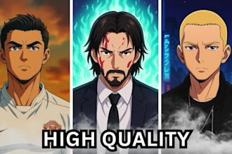 create a custom manga or anime portrait from your photo