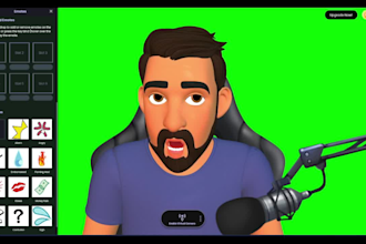 design 3d vtuber with advanced rigg for animaza and vseeface