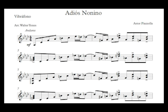 make arrangements of popular music for vibraphone solo