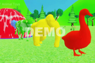 create awesome 3d animal animation for kids