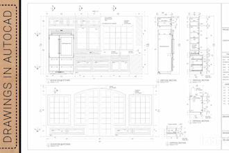 create millwork and cabinetry shop drawings in autocad