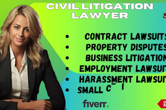 be your civil litigation lawyer and help you draft lawsuits, motion