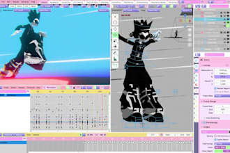 retro ps1 n64 low poly 3d model and animation rig game asset