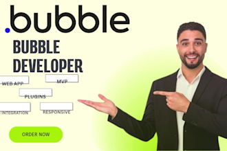fix any bugs or issues on your bubble io website or app