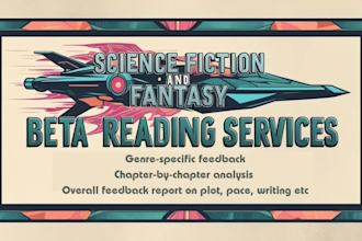 beta read your fantasy and science fiction novel