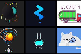 do preloader gif animation, website icon animation, app animated gifs, gif ads
