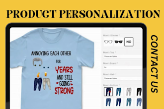 setup customily zepto zakeke teeinblue product personalizer customize printify