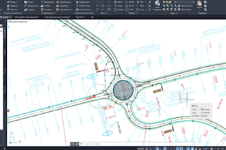 design roads, grading, drainage network using civil 3d