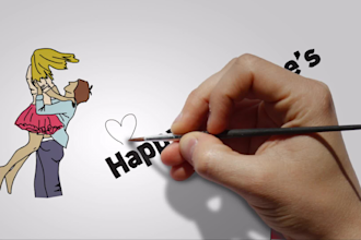 speed paint your valentines day message