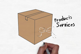 create 60 seconds whiteboard animation video