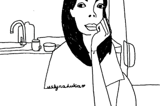 make doodle line illustration for your business