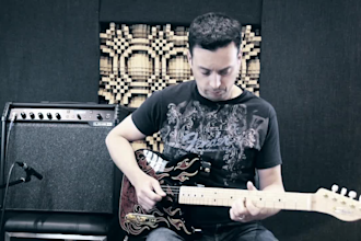 be your professional rock guitar player