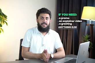 be your indian spokesperson, video presenter and actor