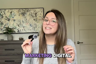 create a french or english short ugc facecam video for ads