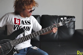 record your groovy bass line