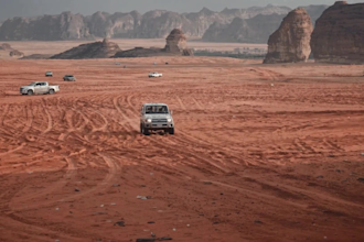 create desert cruising video with music