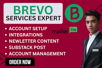 brevo newsletter design brevo landing page brevo automation and funnel setup