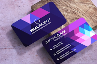 do professional 2 side luxury business card designs