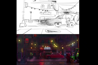 create storyboard for animation, music, game, commercial and film
