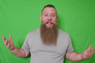 be your bearded american green screen actor