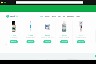 design modern and responsive websites for medical and doctors practices