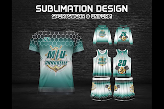 design baseball jersey, uniform, and sportswear