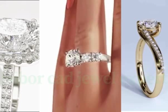 stream cad 3d jewelry ring animation rebrand panel design wedding ring rendering