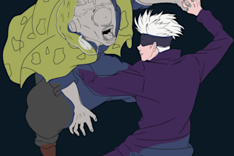 draw anime comic characters or video games