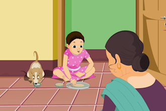 create 2d vector based animated video