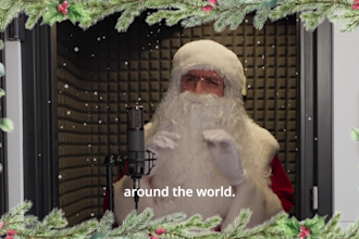 record the voice of santa claus