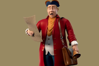create 3d ai animated disney pixar style cartoon characters and animation