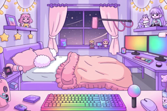 draw beautiful anime background art for game, streamers, vtuber and visual novel