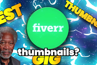 design the best clickbait youtube thumbnail on fiverr