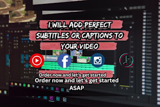 add perfect subtitles or captions to your video