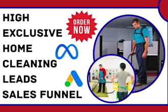 generate high exclusive home cleaning service leads commercial cleaning leads