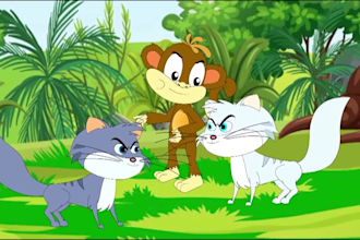 create 2d animation for kids and cartoon animation for you