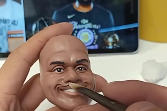 sculpt custom 3d portrait art doll  from your photo