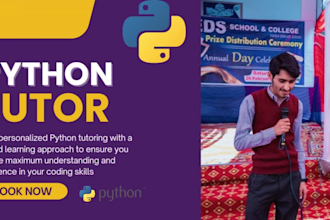 teach you python development coding and scripting