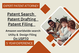 your patent attorney for patent search,drafting, and filing