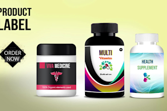 do product packaging and label design