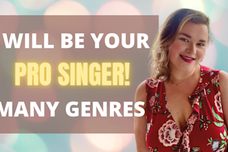 be your pro female vocalist jazz bozza nova singer